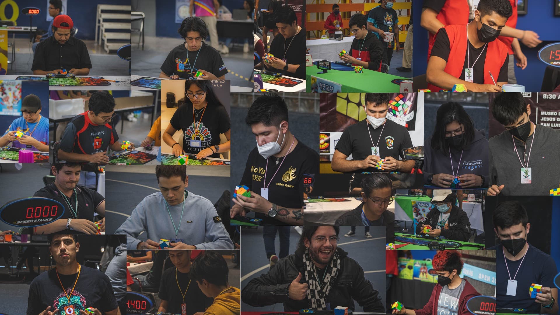 Competidores de speedcubing